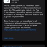 Versión candidata de iOS 15.2 lanzada junto con macOS 12.1 y watchOS 8.3