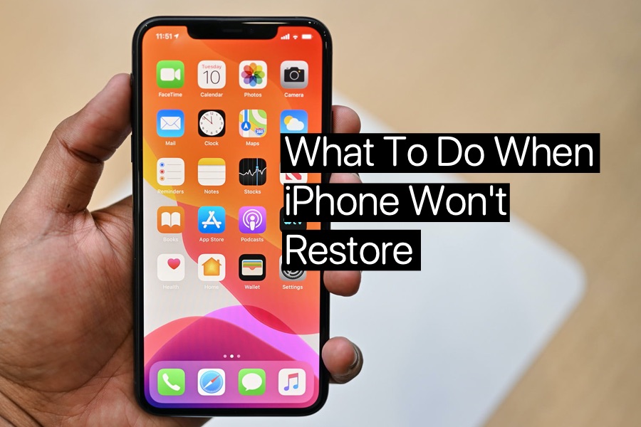 Qué hacer cuando el iPhone no se restaura (guía)