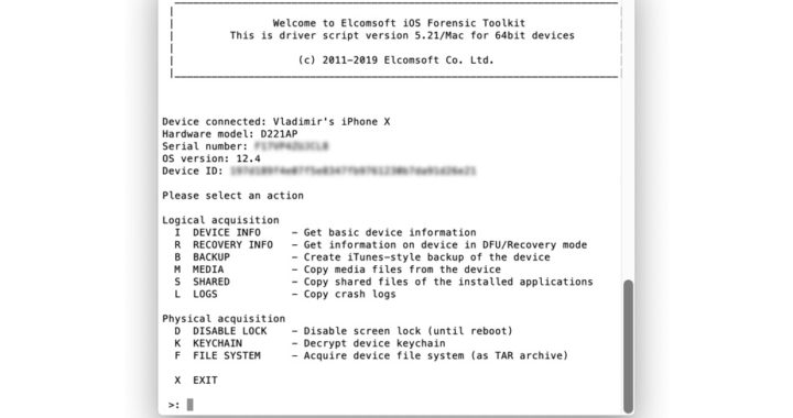 La herramienta forense utiliza el exploit de checkm8 para extraer credenciales de correo electrónico de los iPhones bloqueados