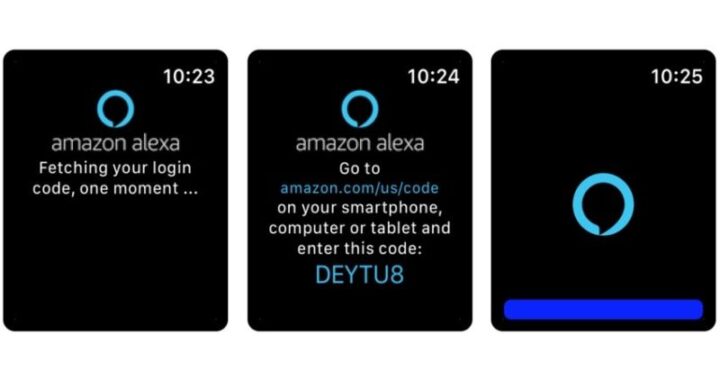 Utilice Alexa de su reloj de Apple con la voz en una aplicación de lata