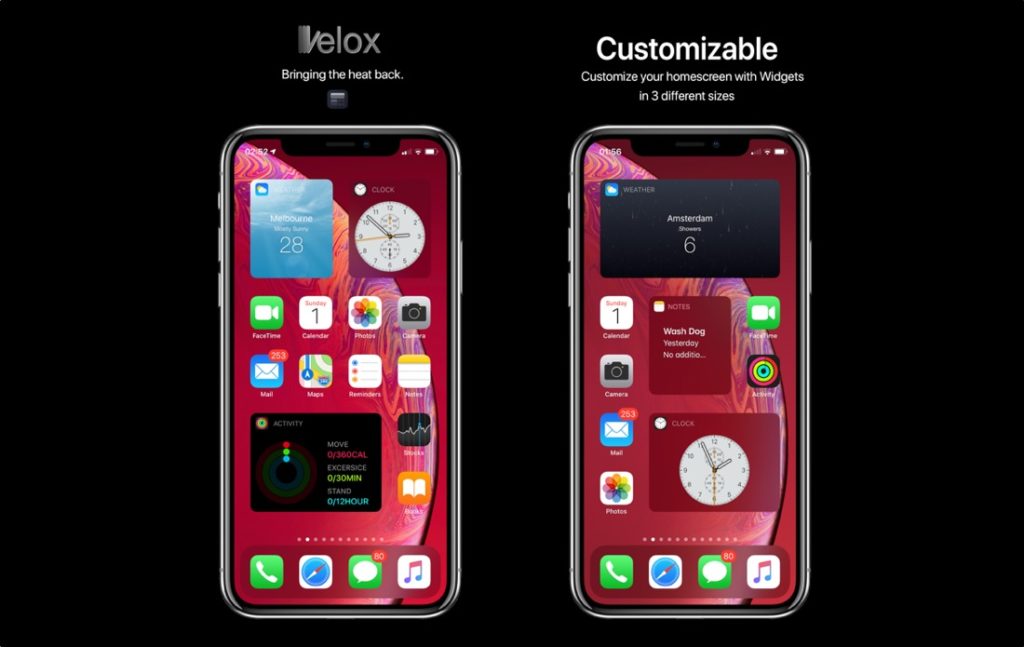 Velox Reloaded Tweak lleva widgets a la pantalla de inicio del iPhone Velox Reloaded Tweak lleva widgets a la pantalla de inicio del iPhone