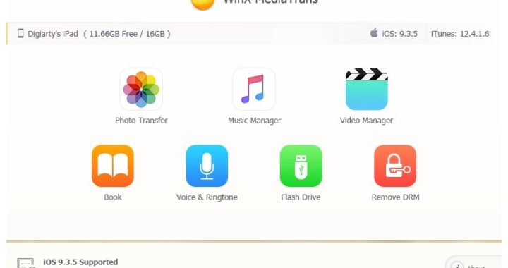WinX MediaTrans es una potente alternativa de iTunes que le permite gestionar los datos con facilidad